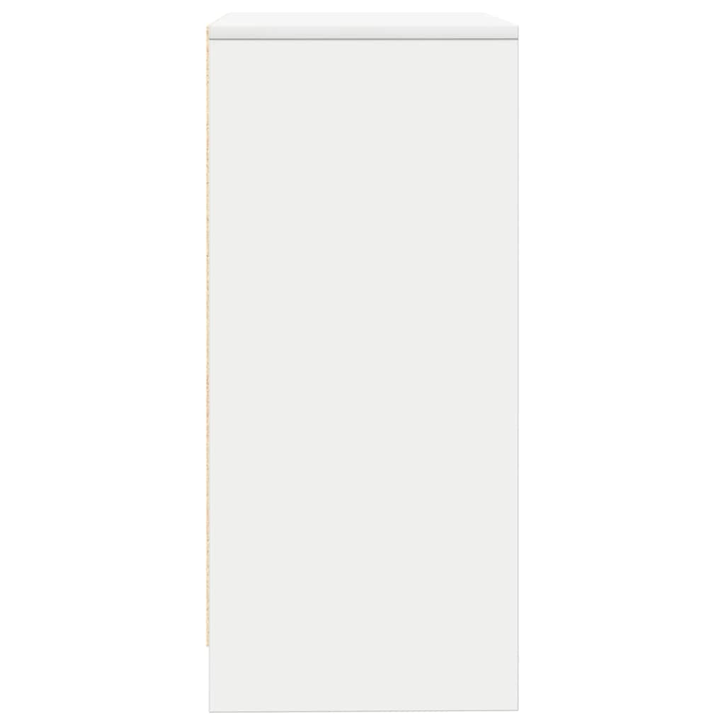 Dressoir 57x34x76 cm bewerkt hout wit is nu te koop bij PeponiXL, paradijselijk wonen!