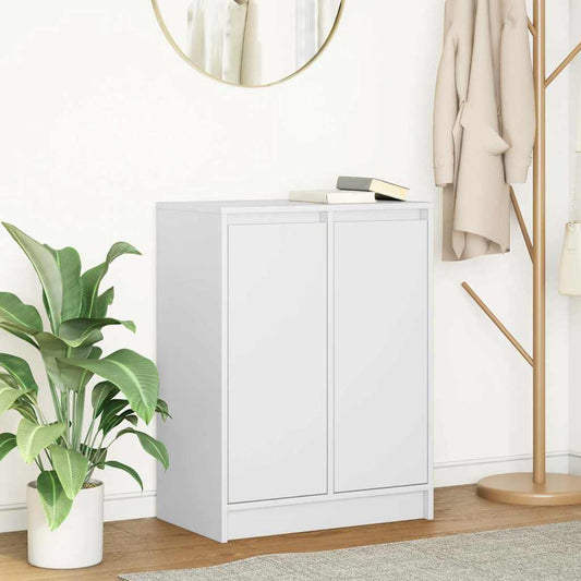 Dressoir 57x34x76 cm bewerkt hout wit is nu te koop bij PeponiXL, paradijselijk wonen!