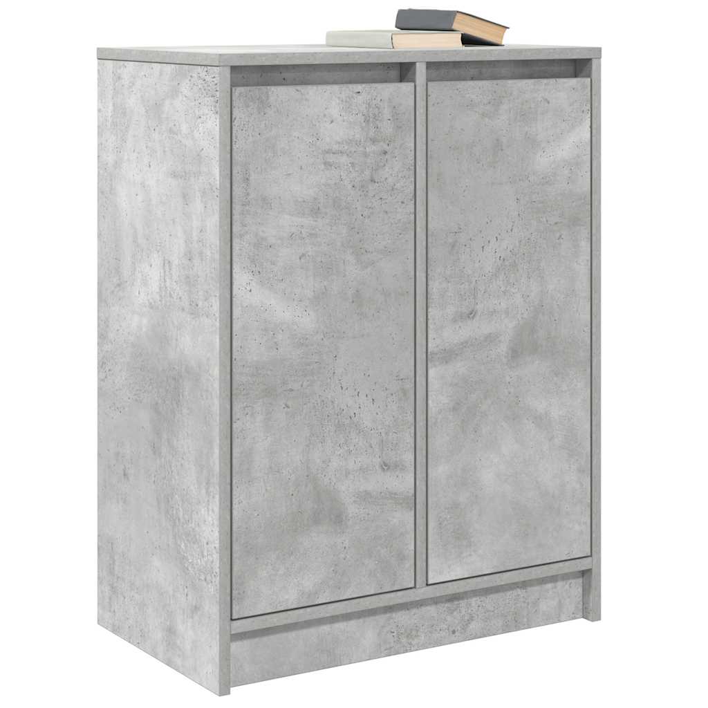 Dressoir 57x34x76 cm bewerkt hout betongrijs is nu te koop bij PeponiXL, paradijselijk wonen!