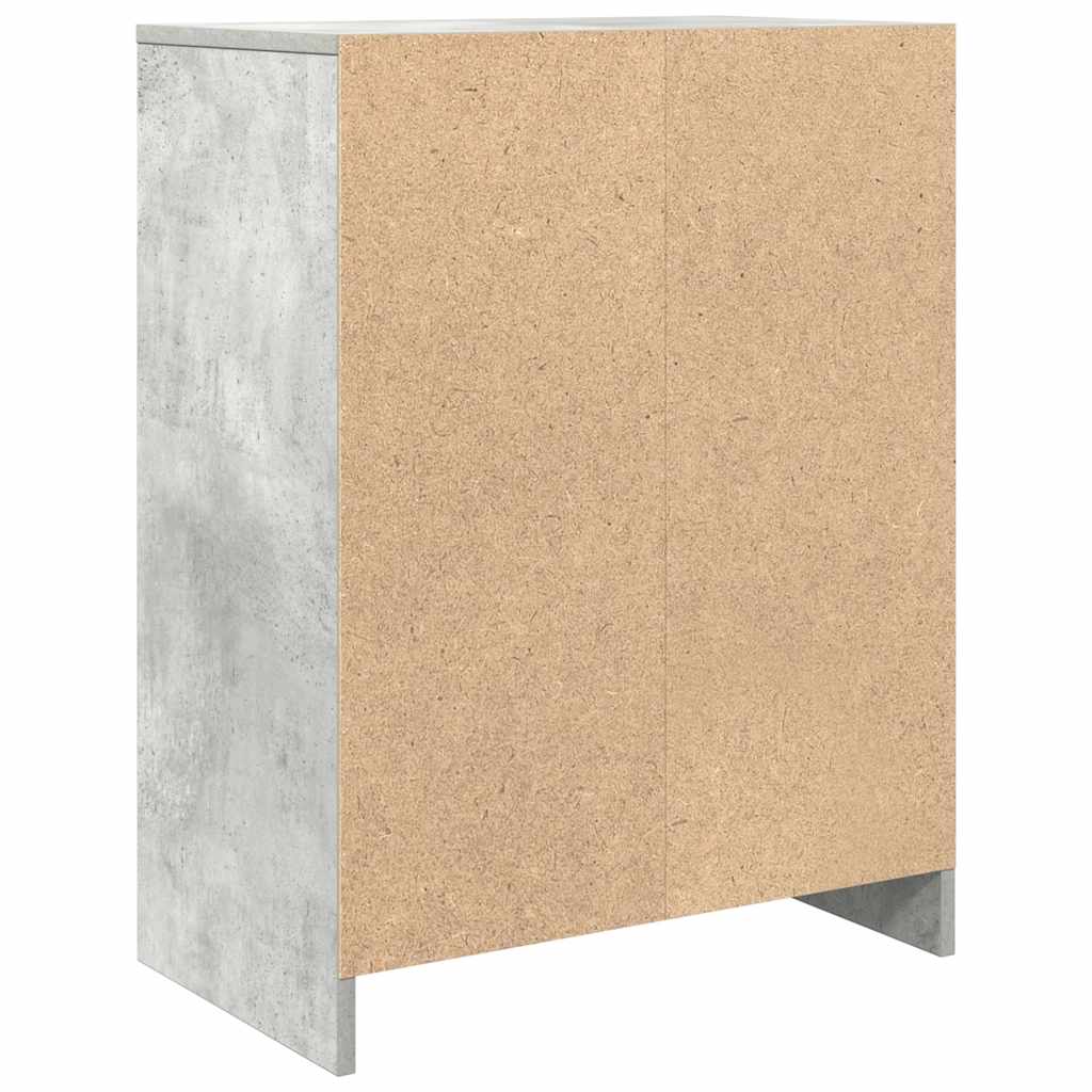 Dressoir 57x34x76 cm bewerkt hout betongrijs is nu te koop bij PeponiXL, paradijselijk wonen!