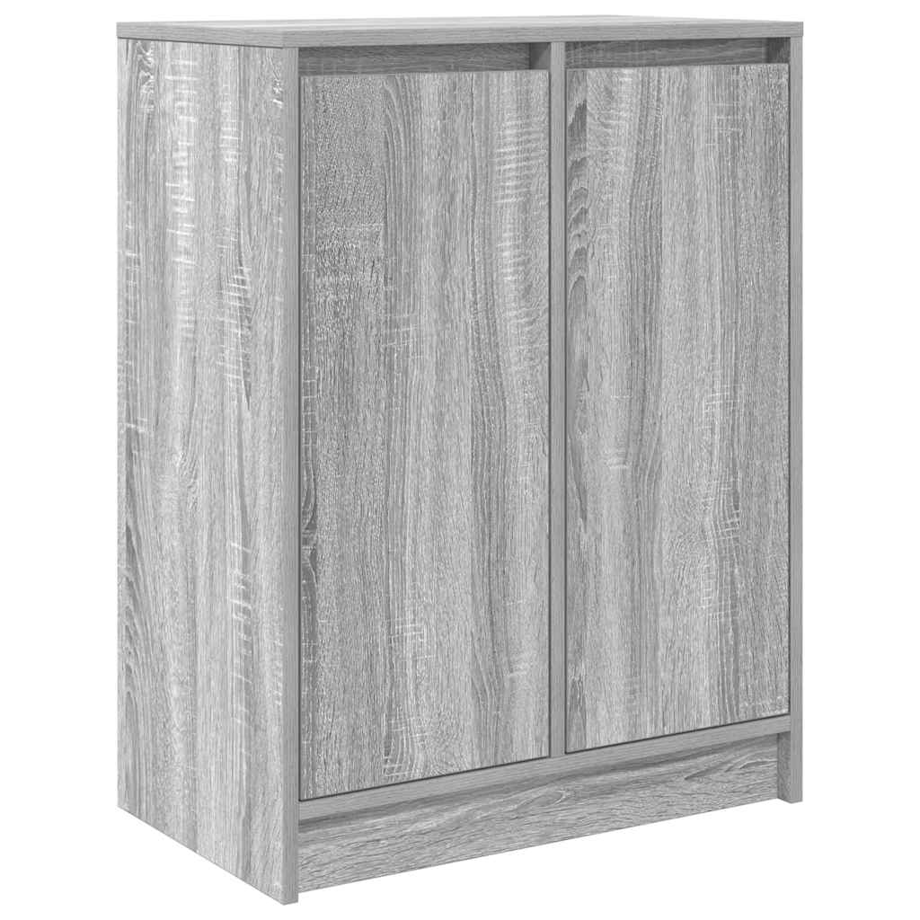 Dressoir 57x34x76 cm bewerkt hout grijs sonoma eikenkleurig is nu te koop bij PeponiXL, paradijselijk wonen!