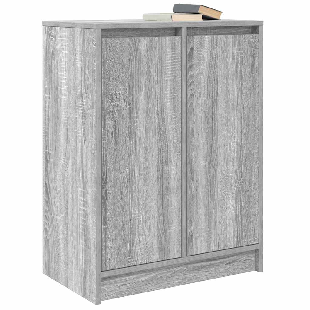 Dressoir 57x34x76 cm bewerkt hout grijs sonoma eikenkleurig is nu te koop bij PeponiXL, paradijselijk wonen!