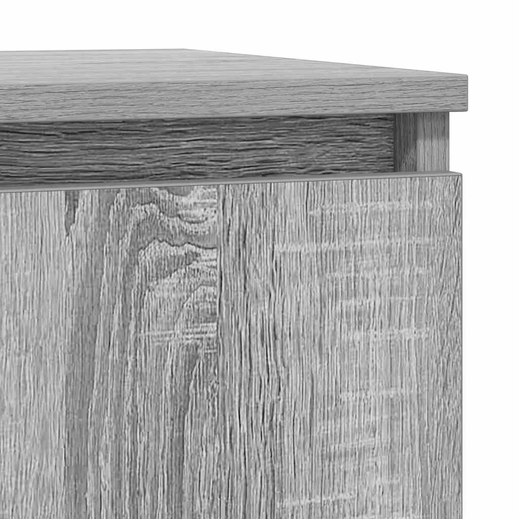 Dressoir 57x34x76 cm bewerkt hout grijs sonoma eikenkleurig is nu te koop bij PeponiXL, paradijselijk wonen!