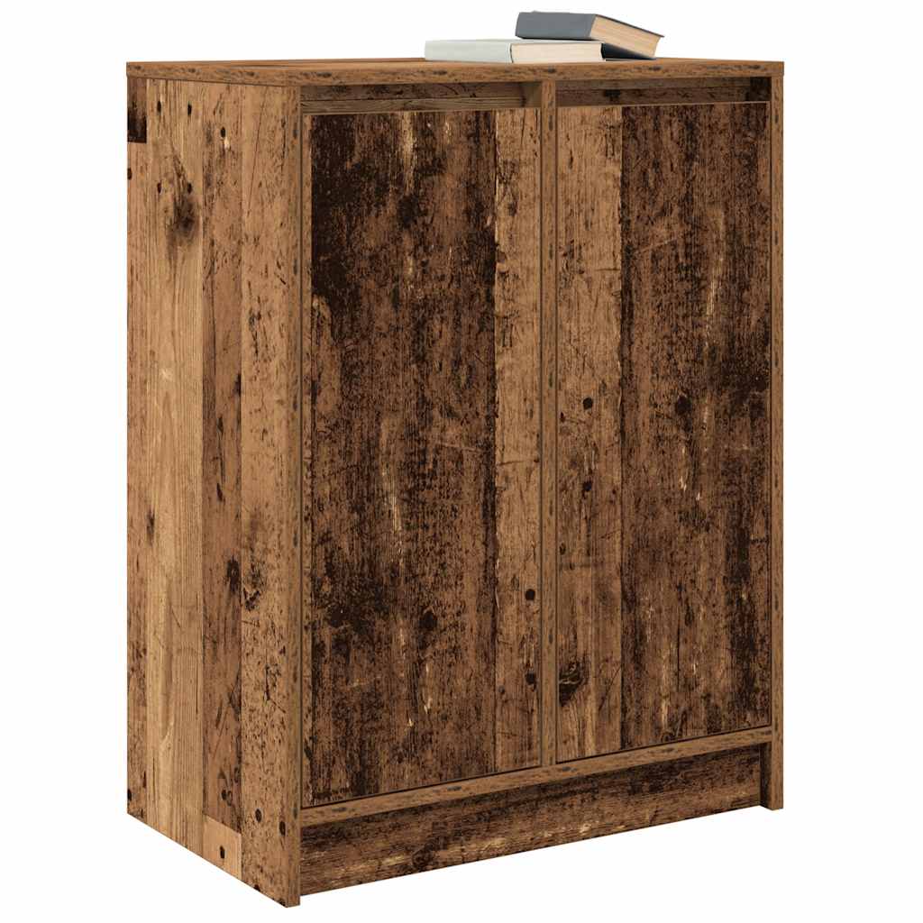 Dressoir 57x34x76 cm bewerkt hout oud houtkleurig is nu te koop bij PeponiXL, paradijselijk wonen!