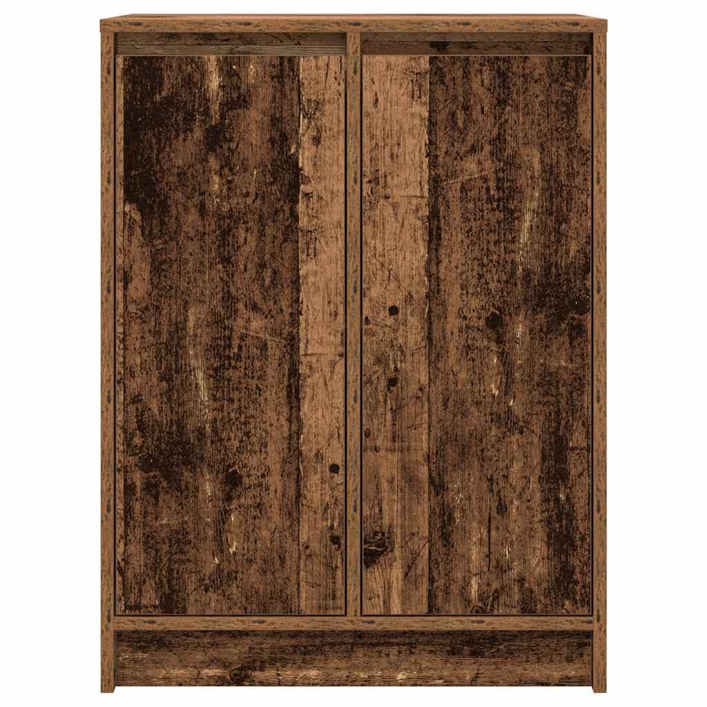 Dressoir 57x34x76 cm bewerkt hout oud houtkleurig is nu te koop bij PeponiXL, paradijselijk wonen!