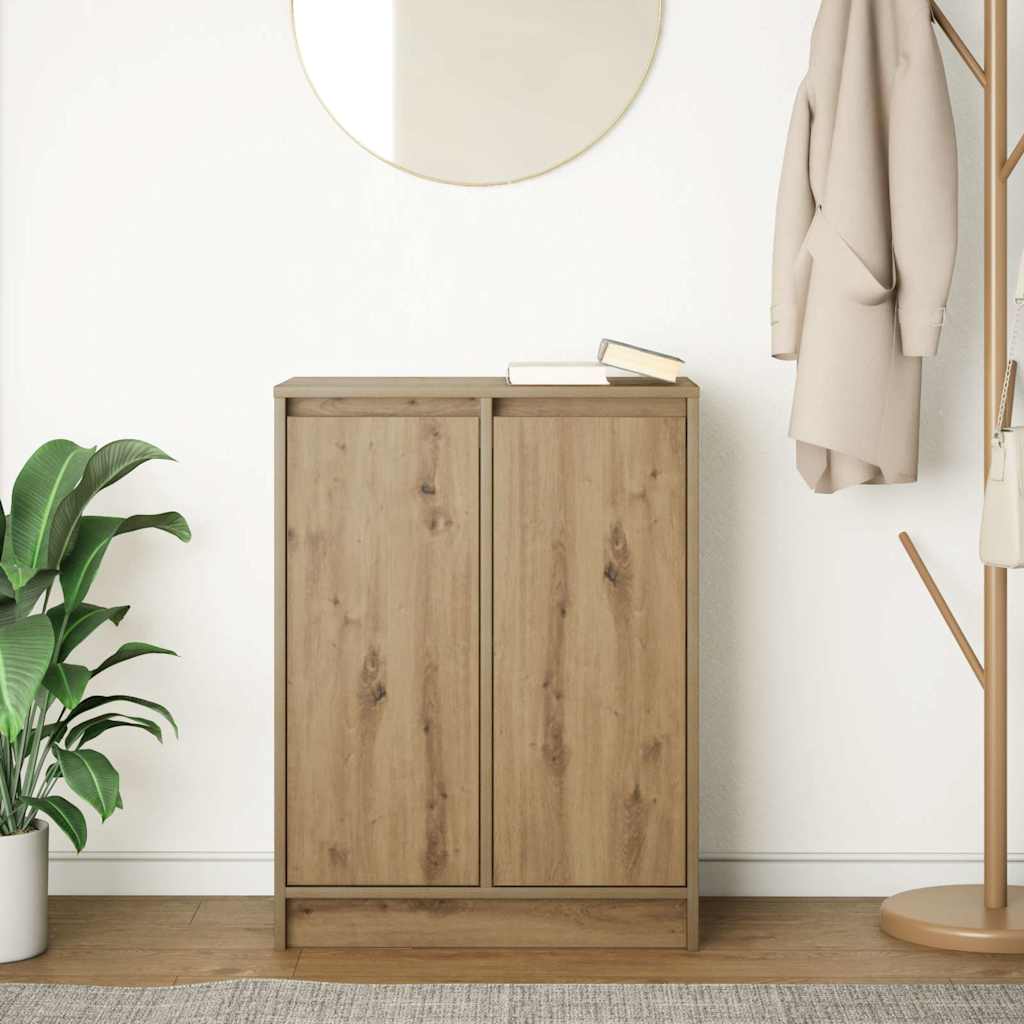 Dressoir ambachtelijk spaanplaat hout ambachtelijk 57x34x76 cm is nu te koop bij PeponiXL, paradijselijk wonen!