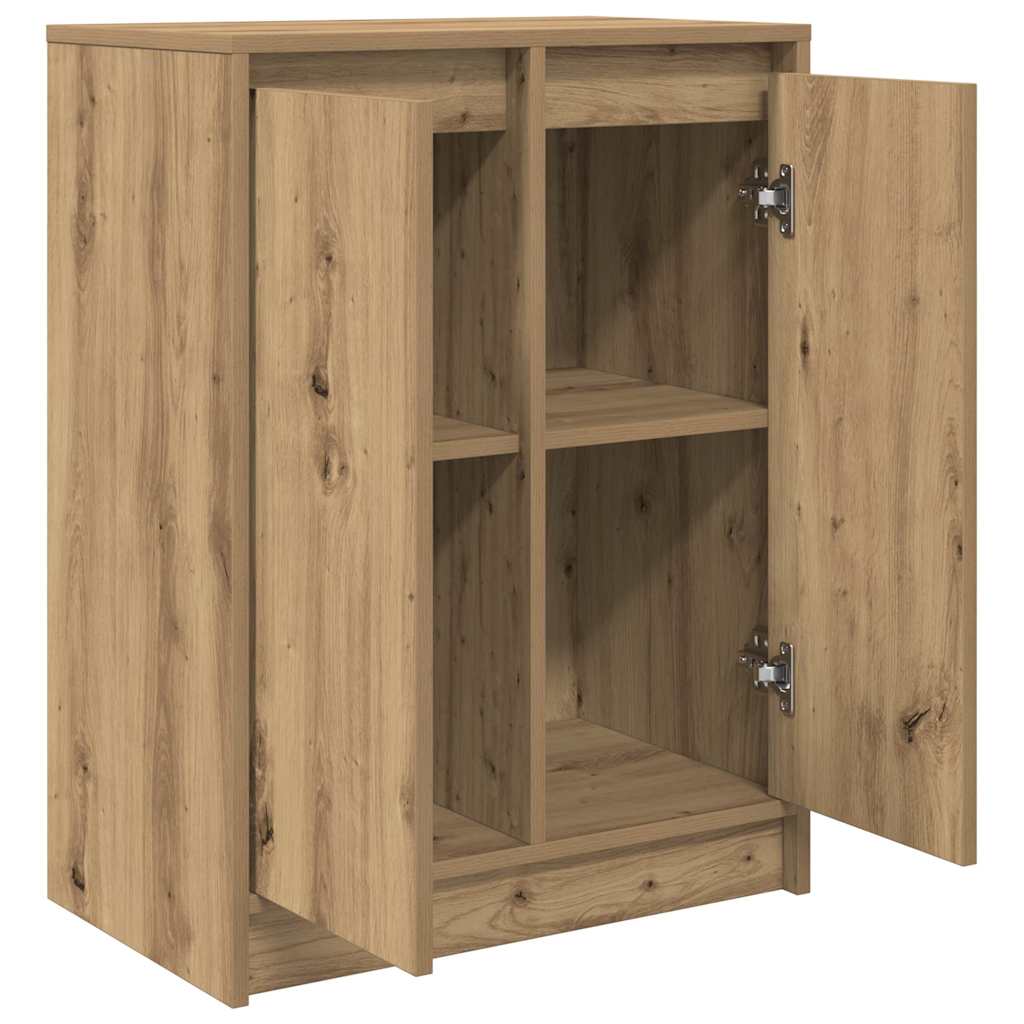 Dressoir ambachtelijk spaanplaat hout ambachtelijk 57x34x76 cm is nu te koop bij PeponiXL, paradijselijk wonen!