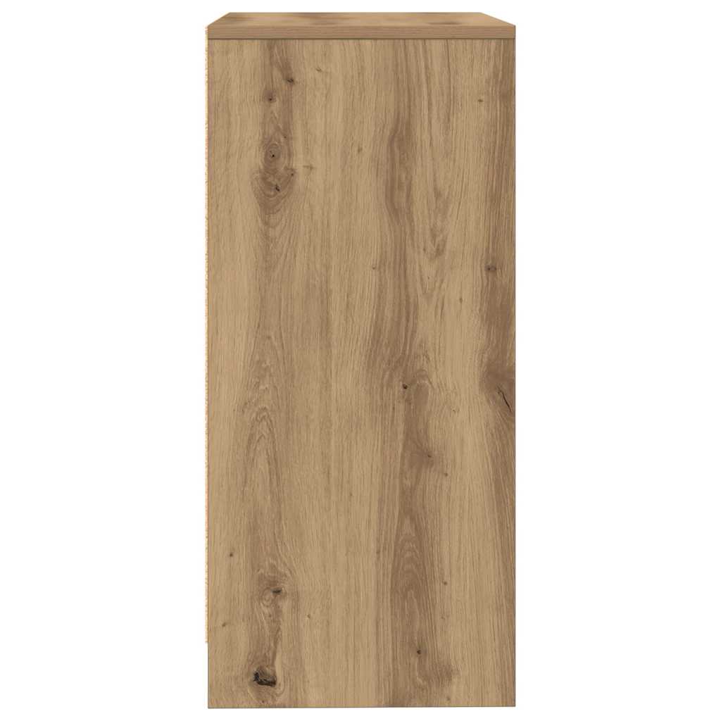 Dressoir ambachtelijk spaanplaat hout ambachtelijk 57x34x76 cm is nu te koop bij PeponiXL, paradijselijk wonen!