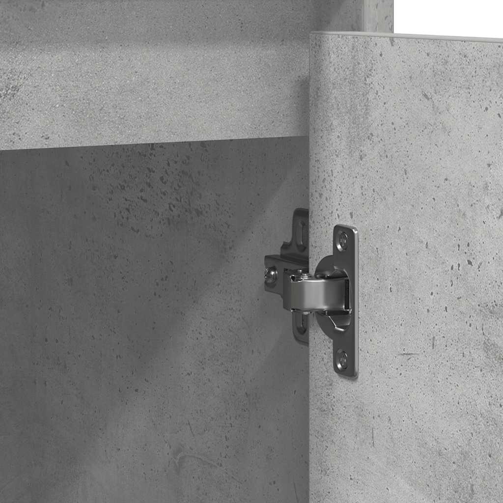 Dressoir 85x34x76 cm bewerkt hout betongrijs is nu te koop bij PeponiXL, paradijselijk wonen!