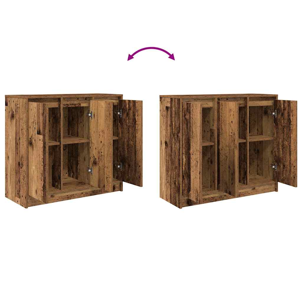 Dressoir 85x34x76 cm spaanplaat oud hout is nu te koop bij PeponiXL, paradijselijk wonen!