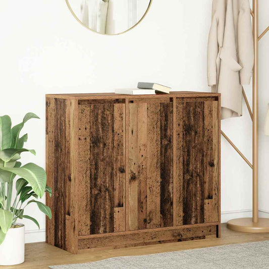 Dressoir 85x34x76 cm spaanplaat oud hout is nu te koop bij PeponiXL, paradijselijk wonen!