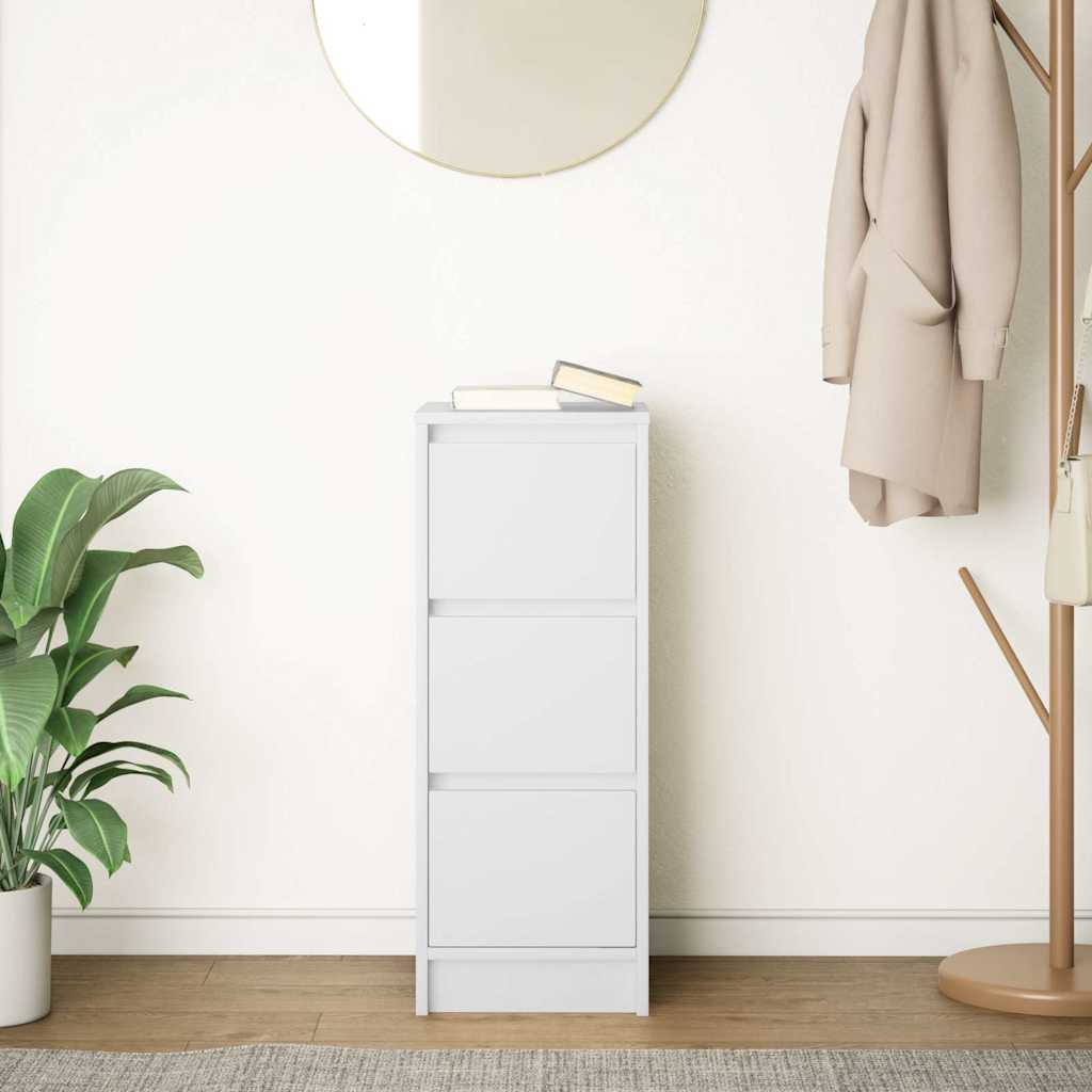 Dressoir 29,5x34x76 cm spaanplaat wit is nu te koop bij PeponiXL, paradijselijk wonen!