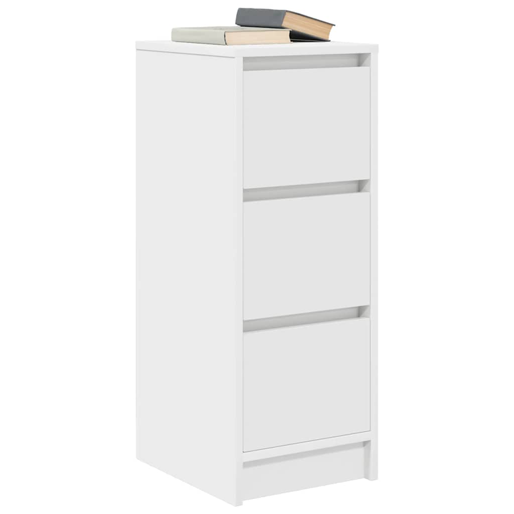 Dressoir 29,5x34x76 cm spaanplaat wit is nu te koop bij PeponiXL, paradijselijk wonen!