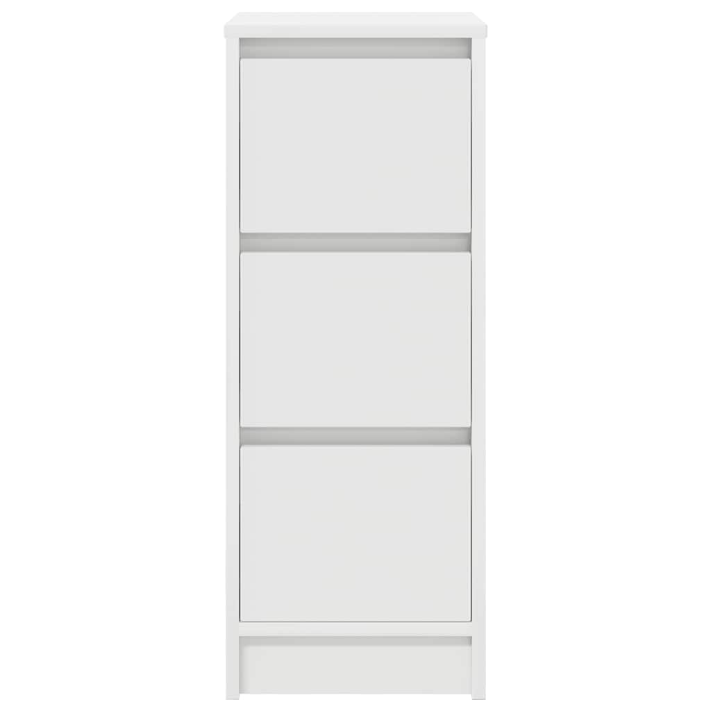 Dressoir 29,5x34x76 cm spaanplaat wit is nu te koop bij PeponiXL, paradijselijk wonen!