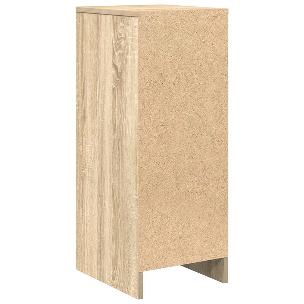 Dressoir 29,5x34x76 cm bewerkt hout sonoma eikenkleurig is nu te koop bij PeponiXL, paradijselijk wonen!