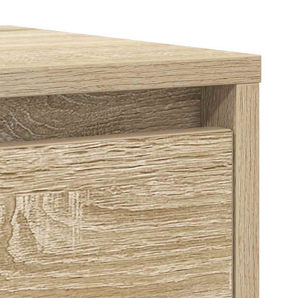 Dressoir 29,5x34x76 cm bewerkt hout sonoma eikenkleurig is nu te koop bij PeponiXL, paradijselijk wonen!