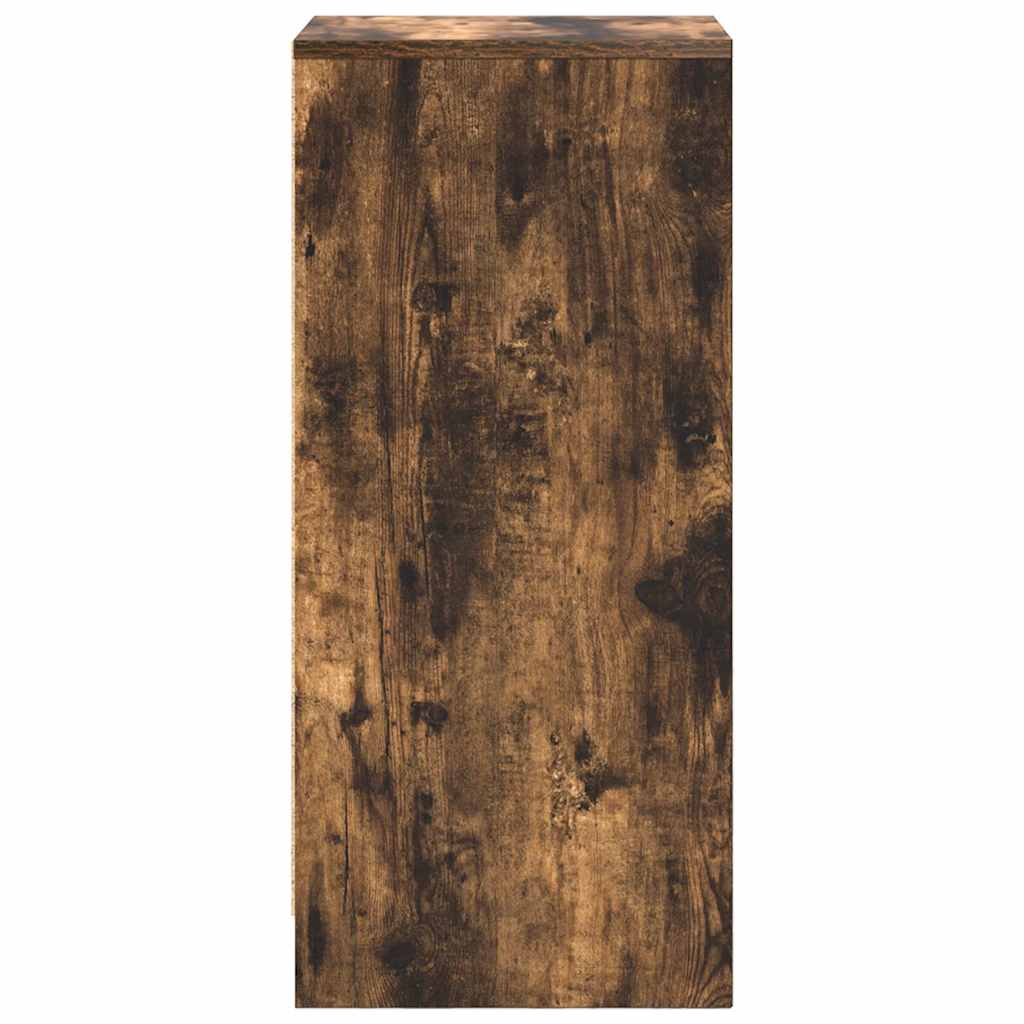 Dressoir 29,5x34x76 cm bewerkt hout gerookt eikenkleurig is nu te koop bij PeponiXL, paradijselijk wonen!