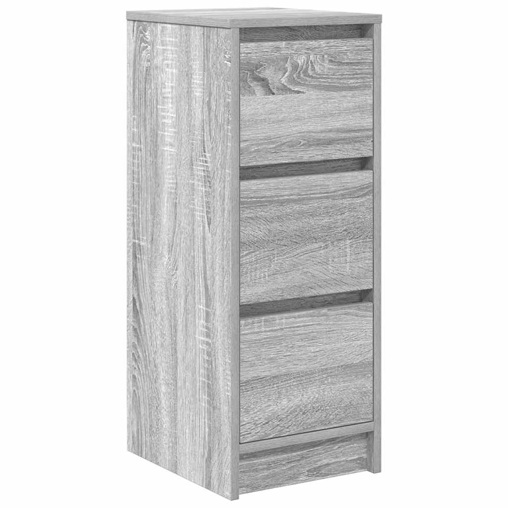 Dressoir 29,5x34x76 cm bewerkt hout grijs sonoma eikenkleurig is nu te koop bij PeponiXL, paradijselijk wonen!