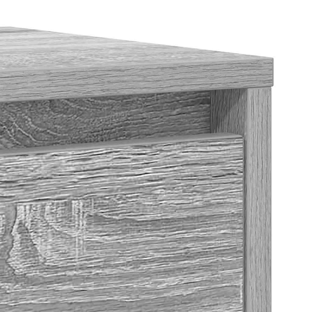 Dressoir 29,5x34x76 cm bewerkt hout grijs sonoma eikenkleurig is nu te koop bij PeponiXL, paradijselijk wonen!