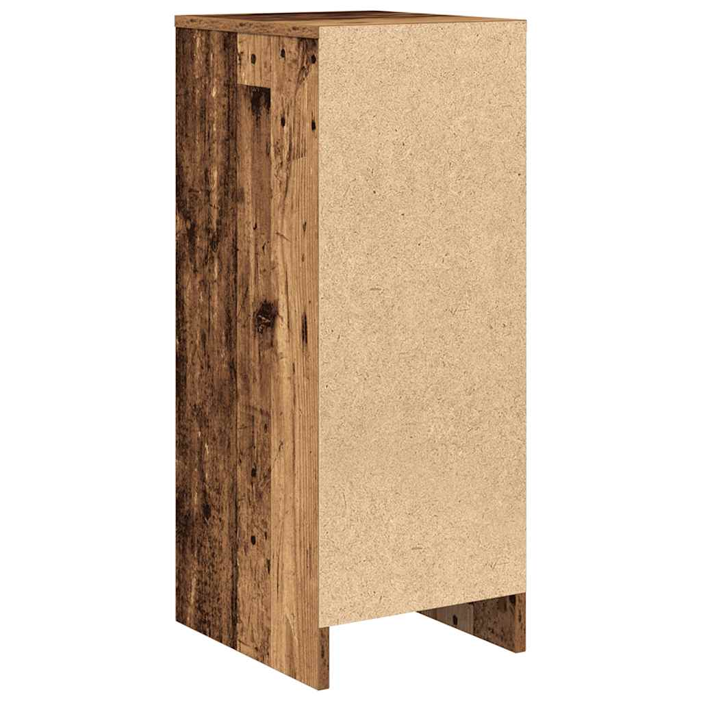 Dressoir 29,5x34x76 cm bewerkt hout oud houtkleurig is nu te koop bij PeponiXL, paradijselijk wonen!