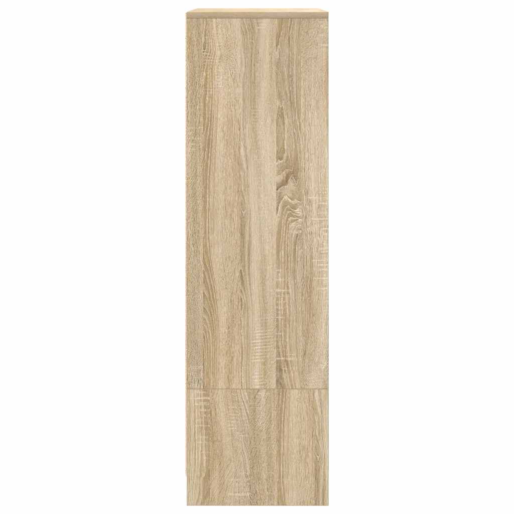 Kast met lade 55,5x34x119,5 cm spaanplaat sonoma eikenkleurig is nu te koop bij PeponiXL, paradijselijk wonen!
