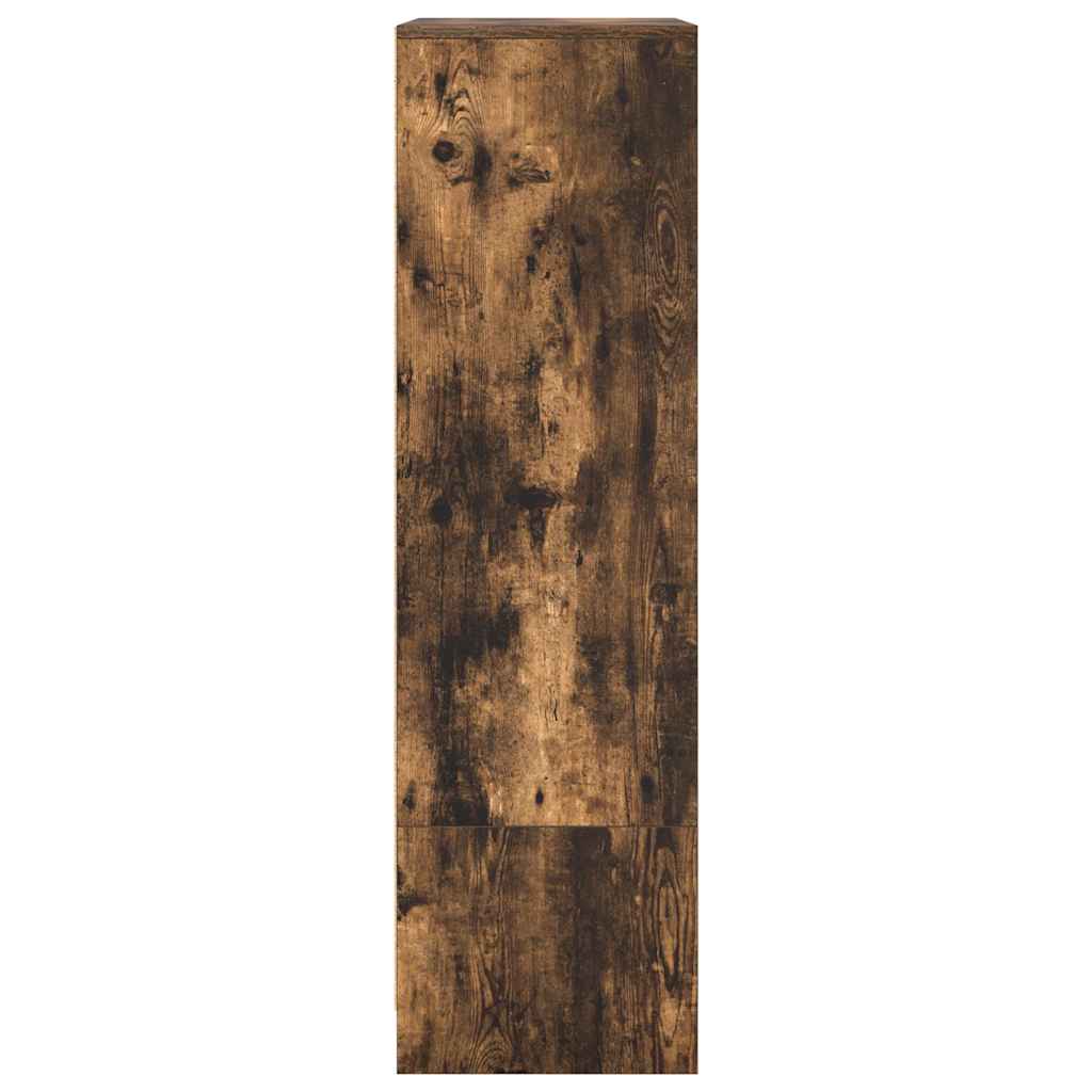 Kast met lade 55,5x34x119,5 cm spaanplaat gerookt eikenkleurig is nu te koop bij PeponiXL, paradijselijk wonen!