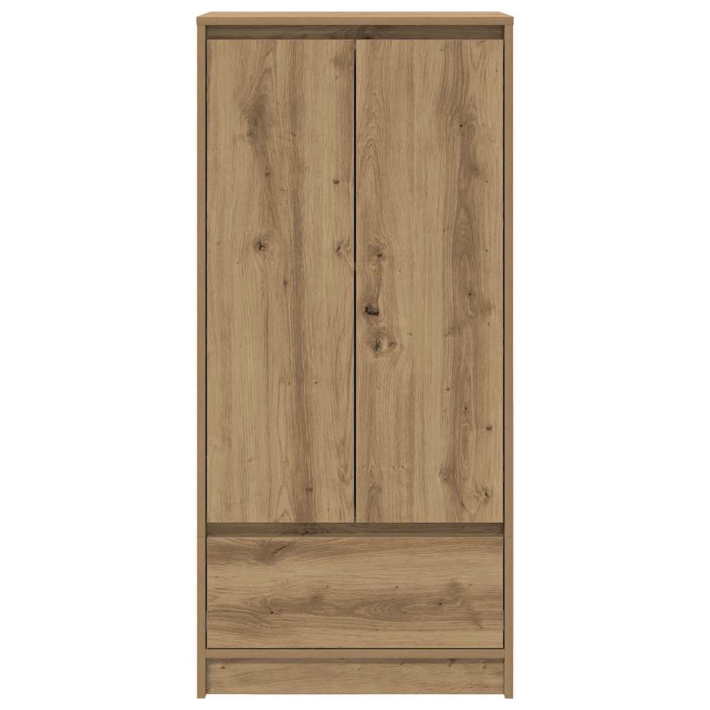 Kast met lade spaanplaat ambachtelijk eikenkleurig is nu te koop bij PeponiXL, paradijselijk wonen!