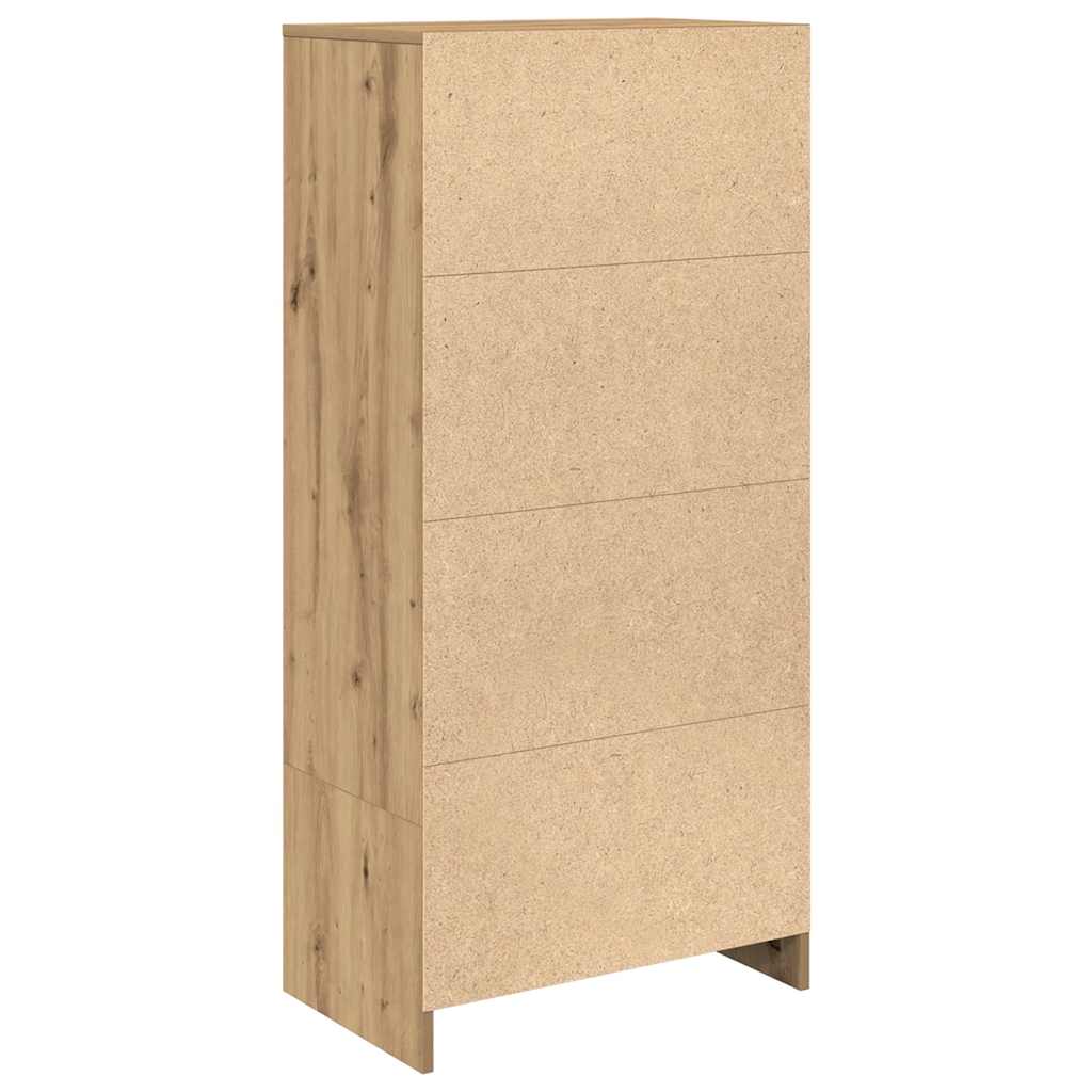 Kast met lade spaanplaat ambachtelijk eikenkleurig is nu te koop bij PeponiXL, paradijselijk wonen!