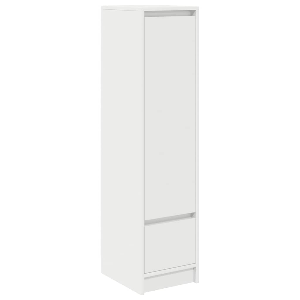 Highboard 29,5x34x119,5 cm spaanplaat wit is nu te koop bij PeponiXL, paradijselijk wonen!