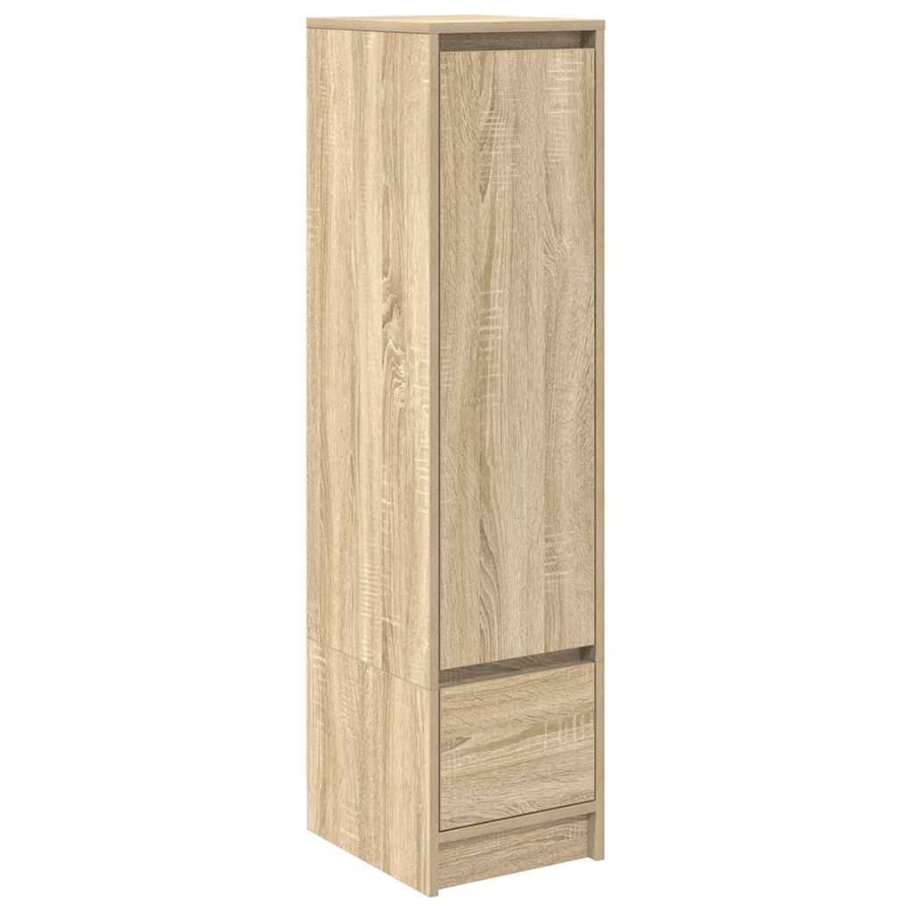 Highboard 29,5x34x119,5 cm spaanplaat sonoma eikenkleurig is nu te koop bij PeponiXL, paradijselijk wonen!