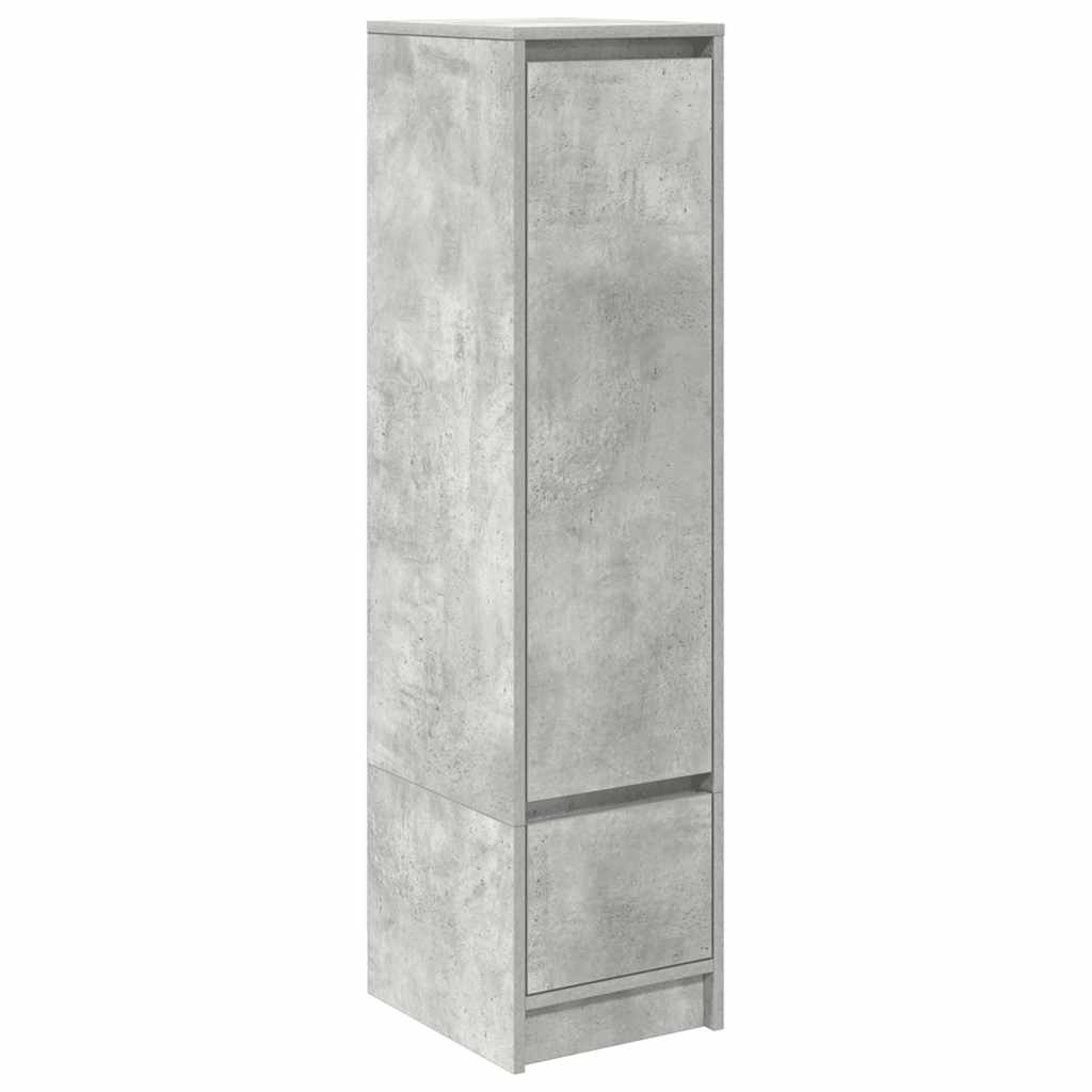 Highboard 29,5x34x119,5 cm spaanplaat betongrijs is nu te koop bij PeponiXL, paradijselijk wonen!