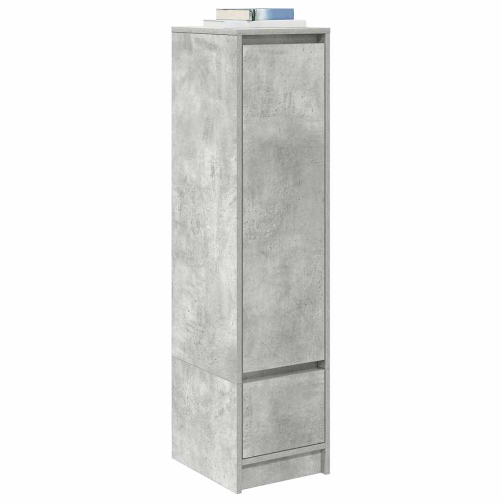 Highboard 29,5x34x119,5 cm spaanplaat betongrijs is nu te koop bij PeponiXL, paradijselijk wonen!