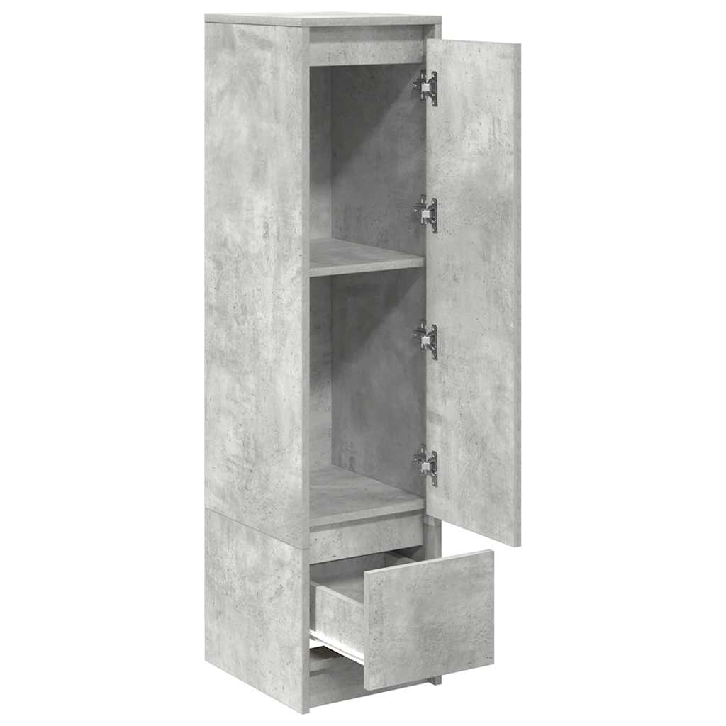 Highboard 29,5x34x119,5 cm spaanplaat betongrijs is nu te koop bij PeponiXL, paradijselijk wonen!