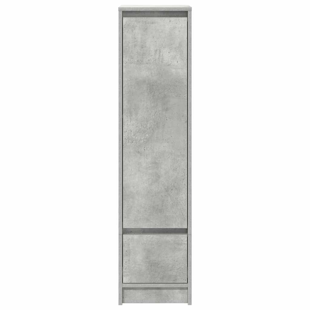 Highboard 29,5x34x119,5 cm spaanplaat betongrijs is nu te koop bij PeponiXL, paradijselijk wonen!