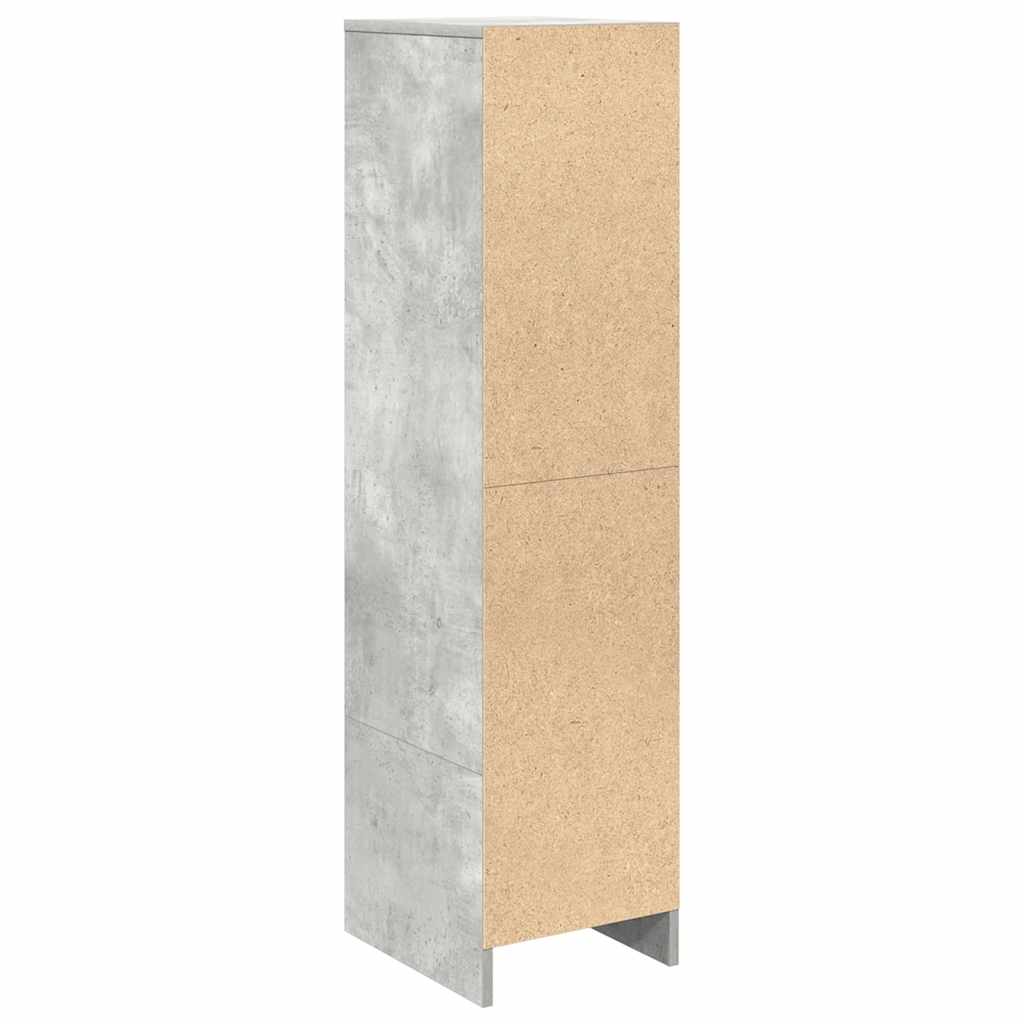 Highboard 29,5x34x119,5 cm spaanplaat betongrijs is nu te koop bij PeponiXL, paradijselijk wonen!