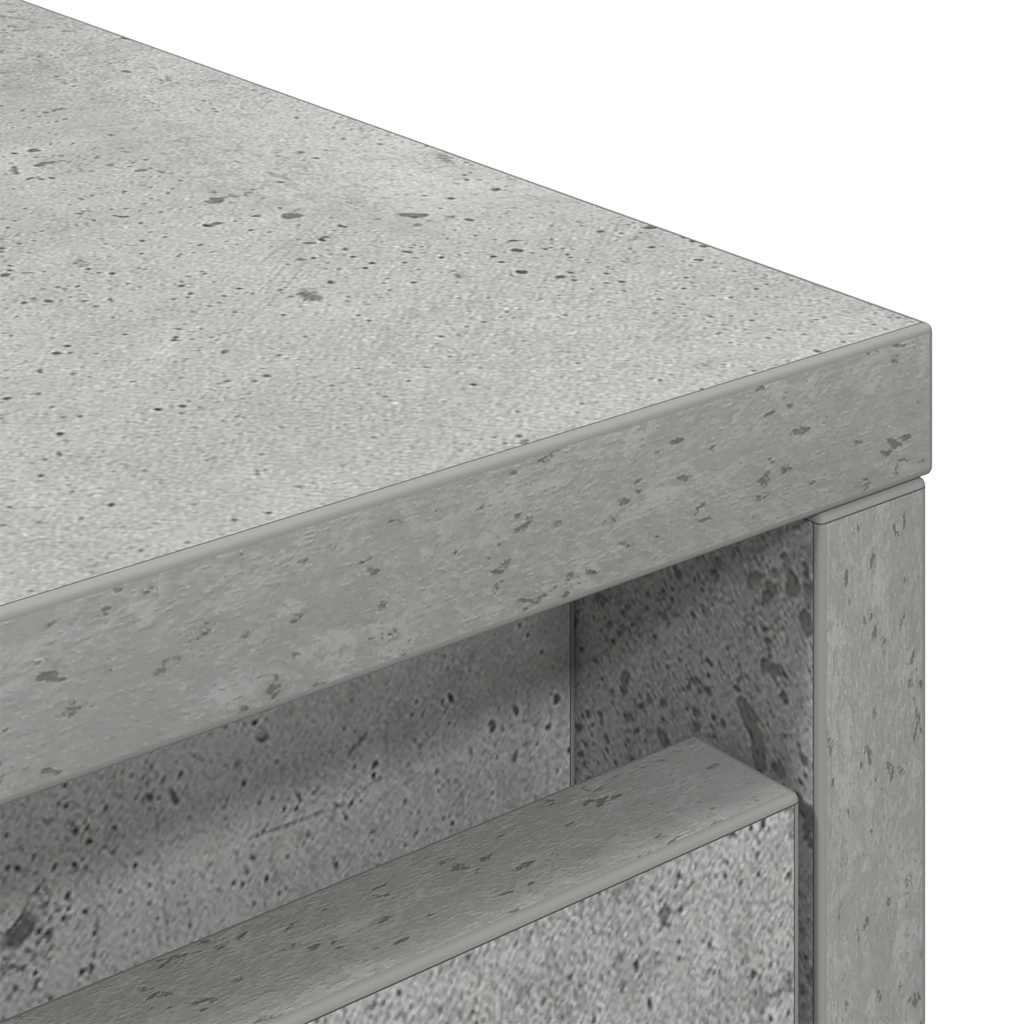 Highboard 29,5x34x119,5 cm spaanplaat betongrijs is nu te koop bij PeponiXL, paradijselijk wonen!
