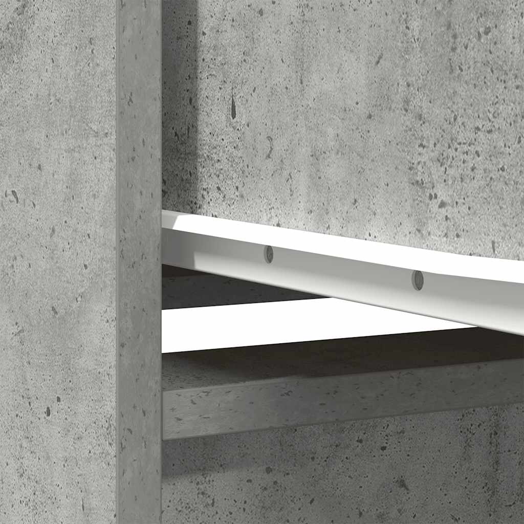 Highboard 29,5x34x119,5 cm spaanplaat betongrijs is nu te koop bij PeponiXL, paradijselijk wonen!