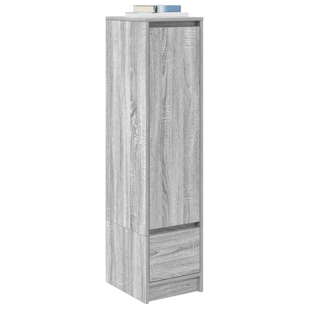 Highboard 29,5x34x119,5 cm spaanplaat grijs sonoma is nu te koop bij PeponiXL, paradijselijk wonen!