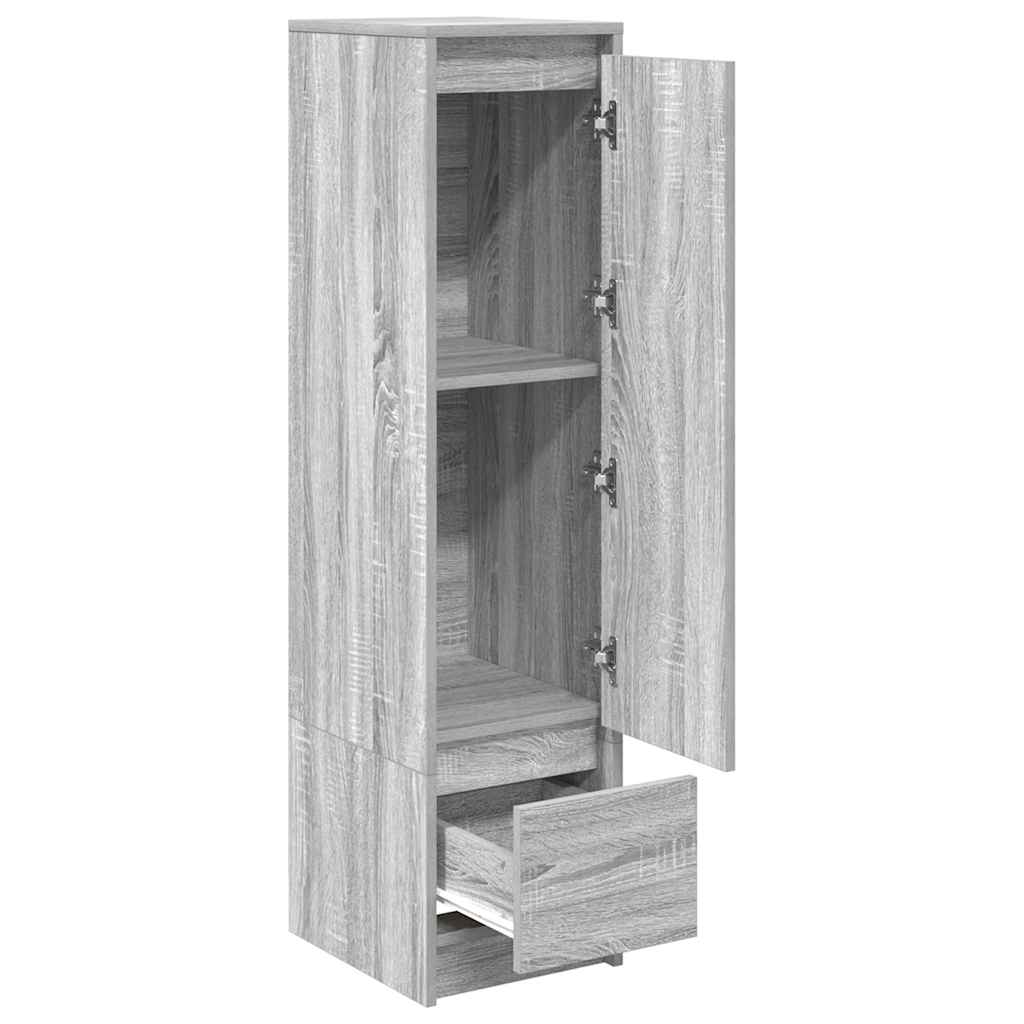 Highboard 29,5x34x119,5 cm spaanplaat grijs sonoma is nu te koop bij PeponiXL, paradijselijk wonen!