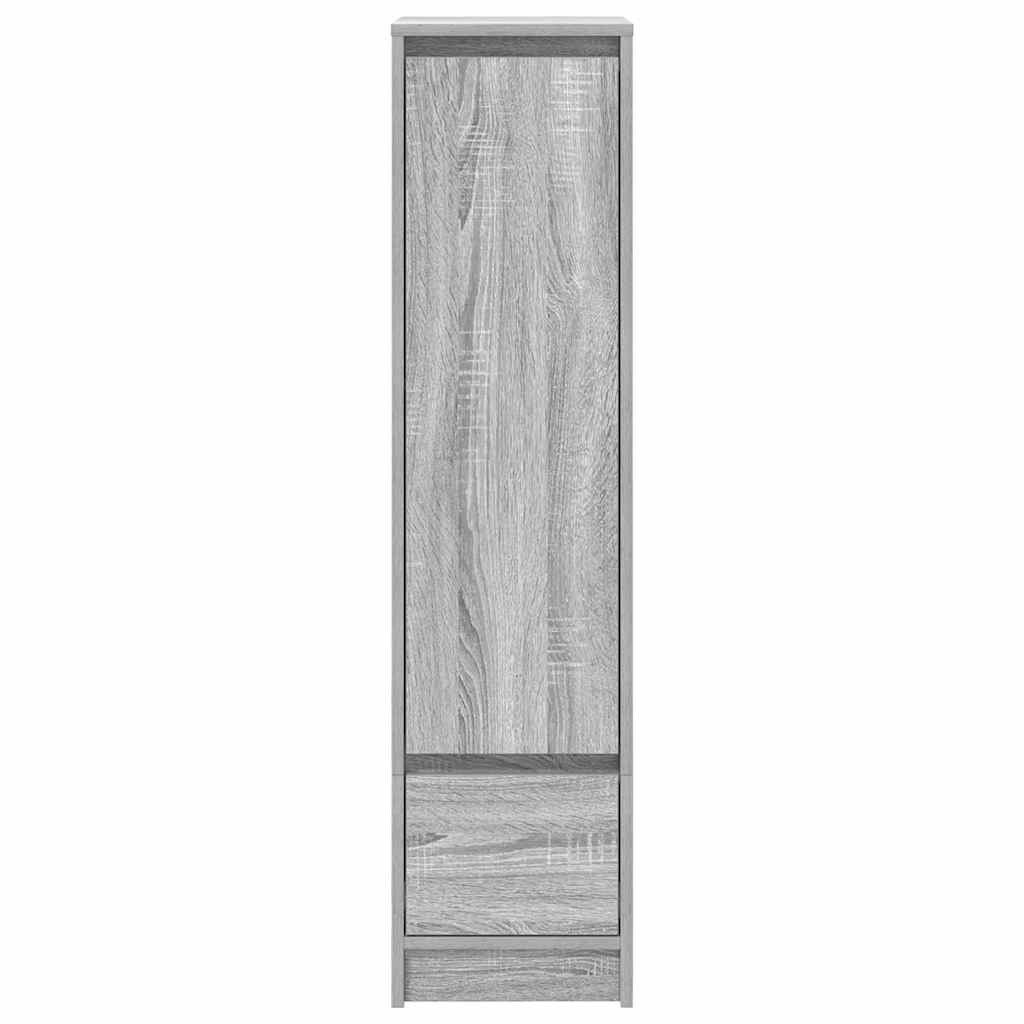 Highboard 29,5x34x119,5 cm spaanplaat grijs sonoma is nu te koop bij PeponiXL, paradijselijk wonen!