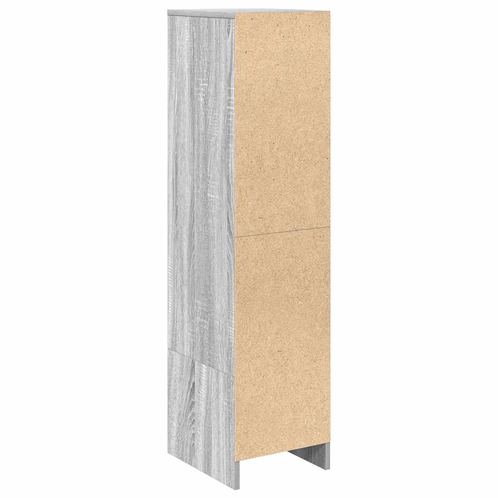 Highboard 29,5x34x119,5 cm spaanplaat grijs sonoma is nu te koop bij PeponiXL, paradijselijk wonen!