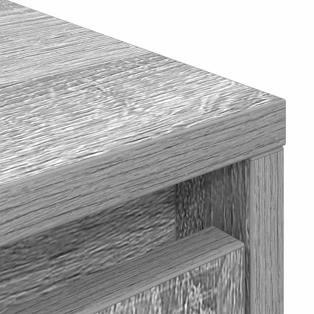 Highboard 29,5x34x119,5 cm spaanplaat grijs sonoma is nu te koop bij PeponiXL, paradijselijk wonen!