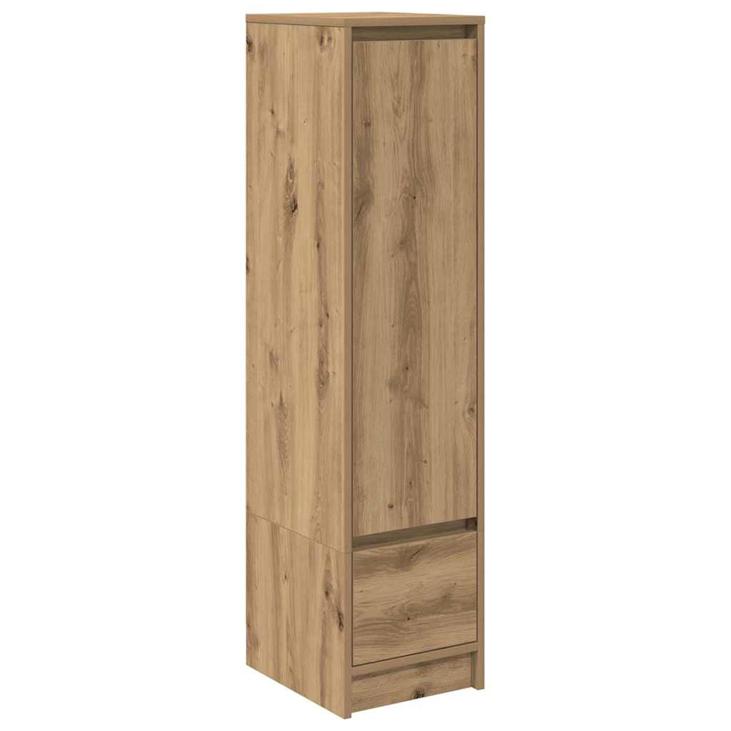 Highboard 29,5x34x119,5 cm spaanplaat eikenkleurig eikenkleurig is nu te koop bij PeponiXL, paradijselijk wonen!