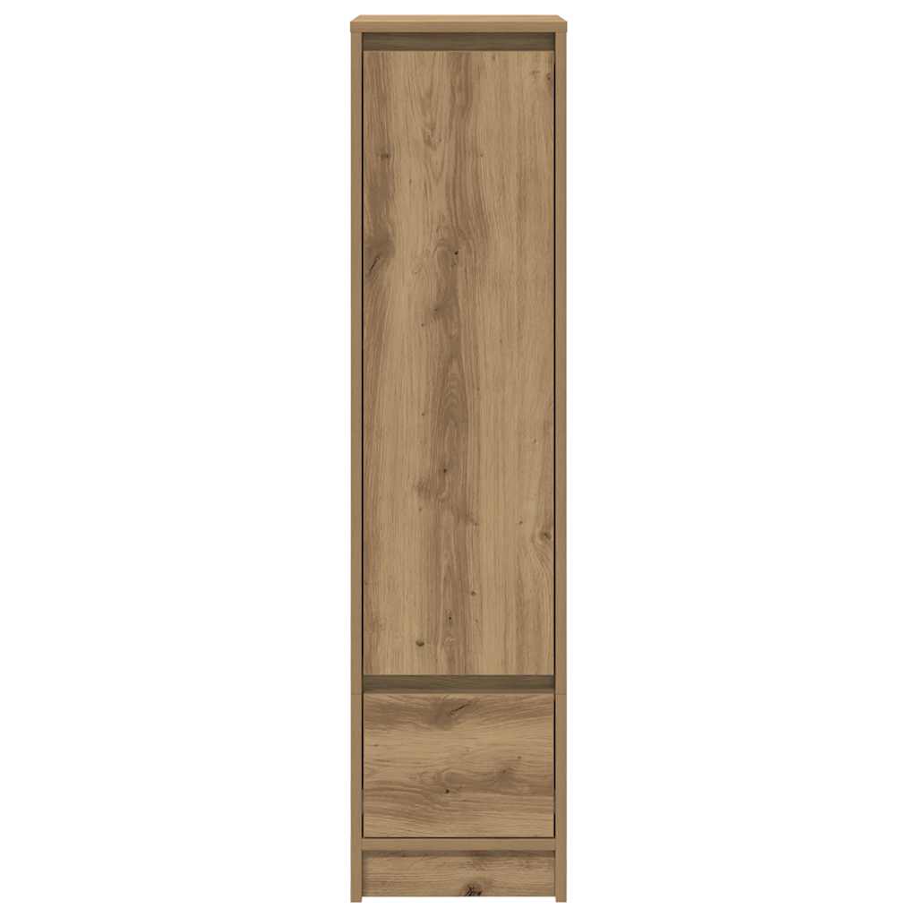 Highboard 29,5x34x119,5 cm spaanplaat eikenkleurig eikenkleurig is nu te koop bij PeponiXL, paradijselijk wonen!
