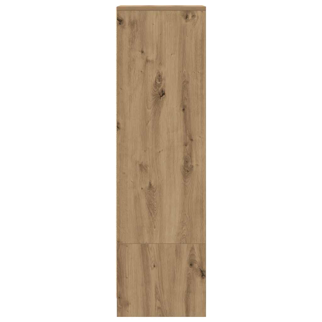 Highboard 29,5x34x119,5 cm spaanplaat eikenkleurig eikenkleurig is nu te koop bij PeponiXL, paradijselijk wonen!