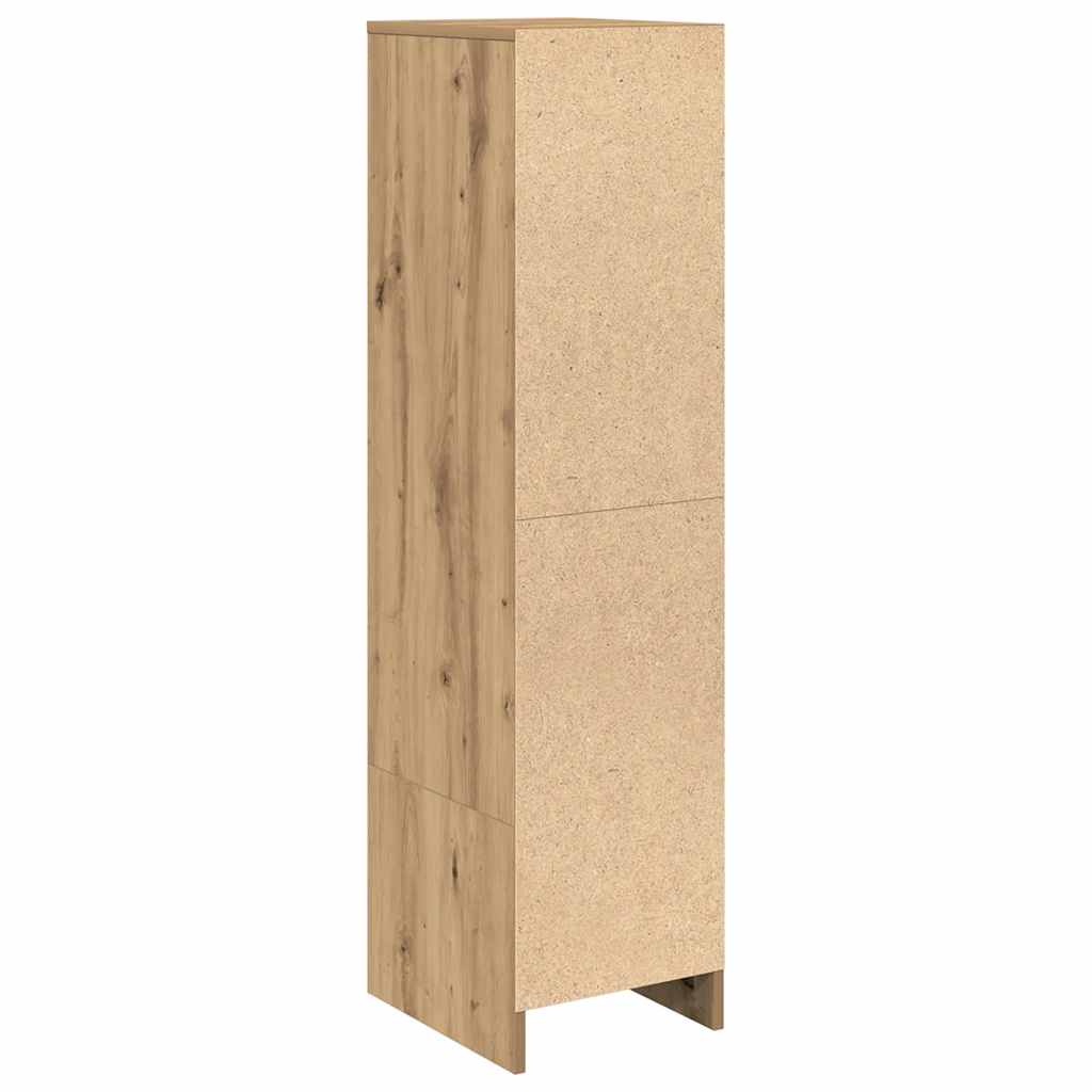 Highboard 29,5x34x119,5 cm spaanplaat eikenkleurig eikenkleurig is nu te koop bij PeponiXL, paradijselijk wonen!