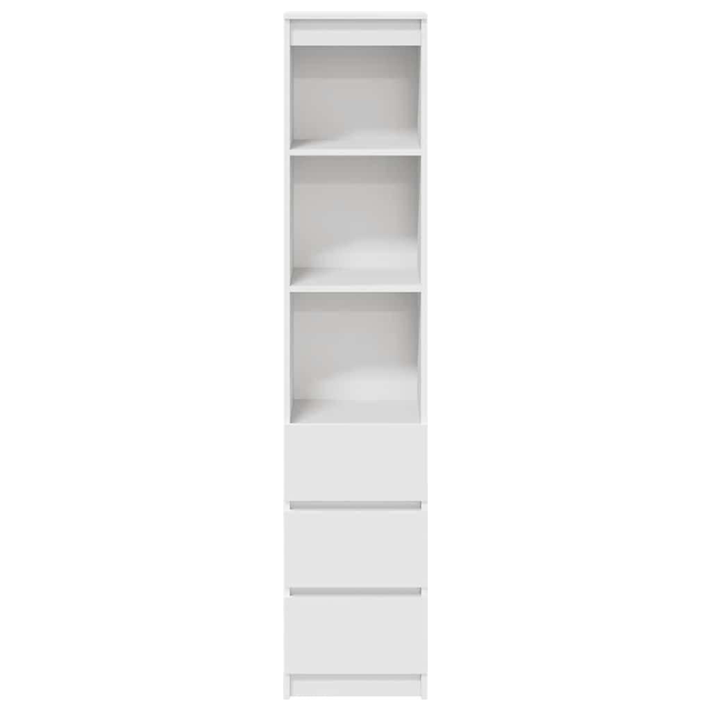 Hoge kast 37,5x35x180 cm spaanplaat wit is nu te koop bij PeponiXL, paradijselijk wonen!