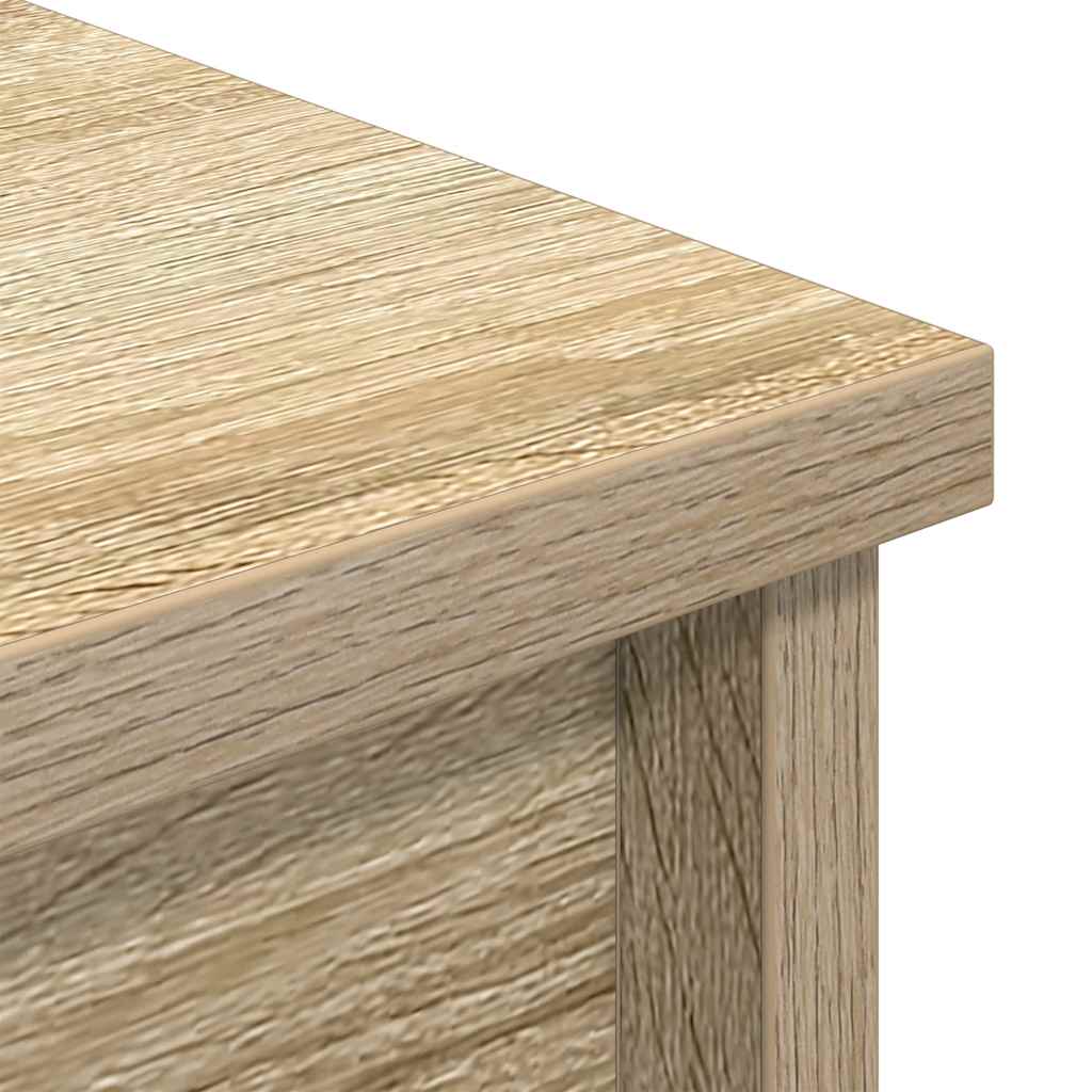 Highboard 37,5x35x180 cm spaanplaat sonoma eikenkleurig is nu te koop bij PeponiXL, paradijselijk wonen!