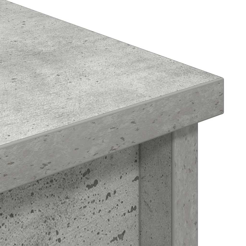 Highboard 37,5x35x180 cm spaanplaat betongrijs is nu te koop bij PeponiXL, paradijselijk wonen!