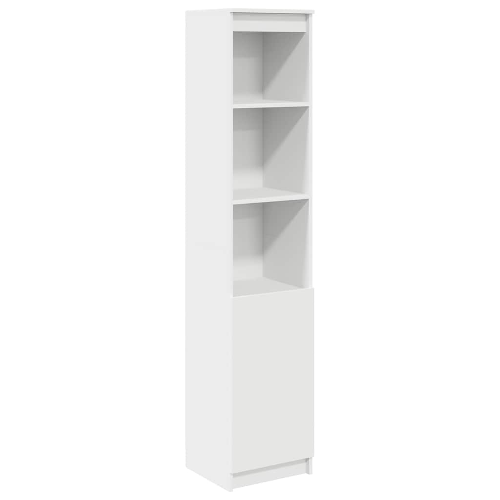 Hoge kast 37,5x35x180 cm spaanplaat wit is nu te koop bij PeponiXL, paradijselijk wonen!